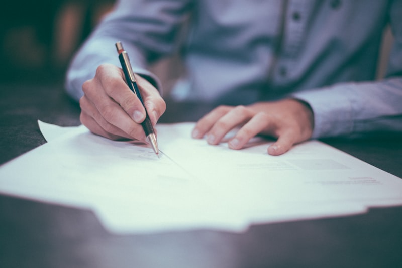 Business Loan Signing